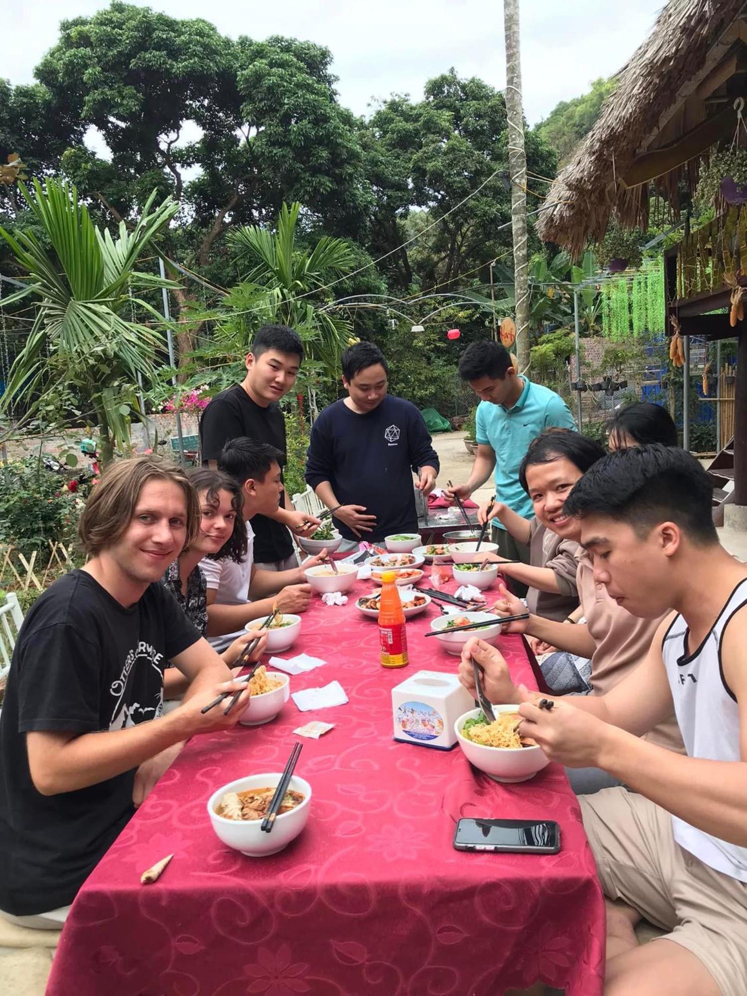Bee Lucky Homestay Hien Hao エクステリア 写真